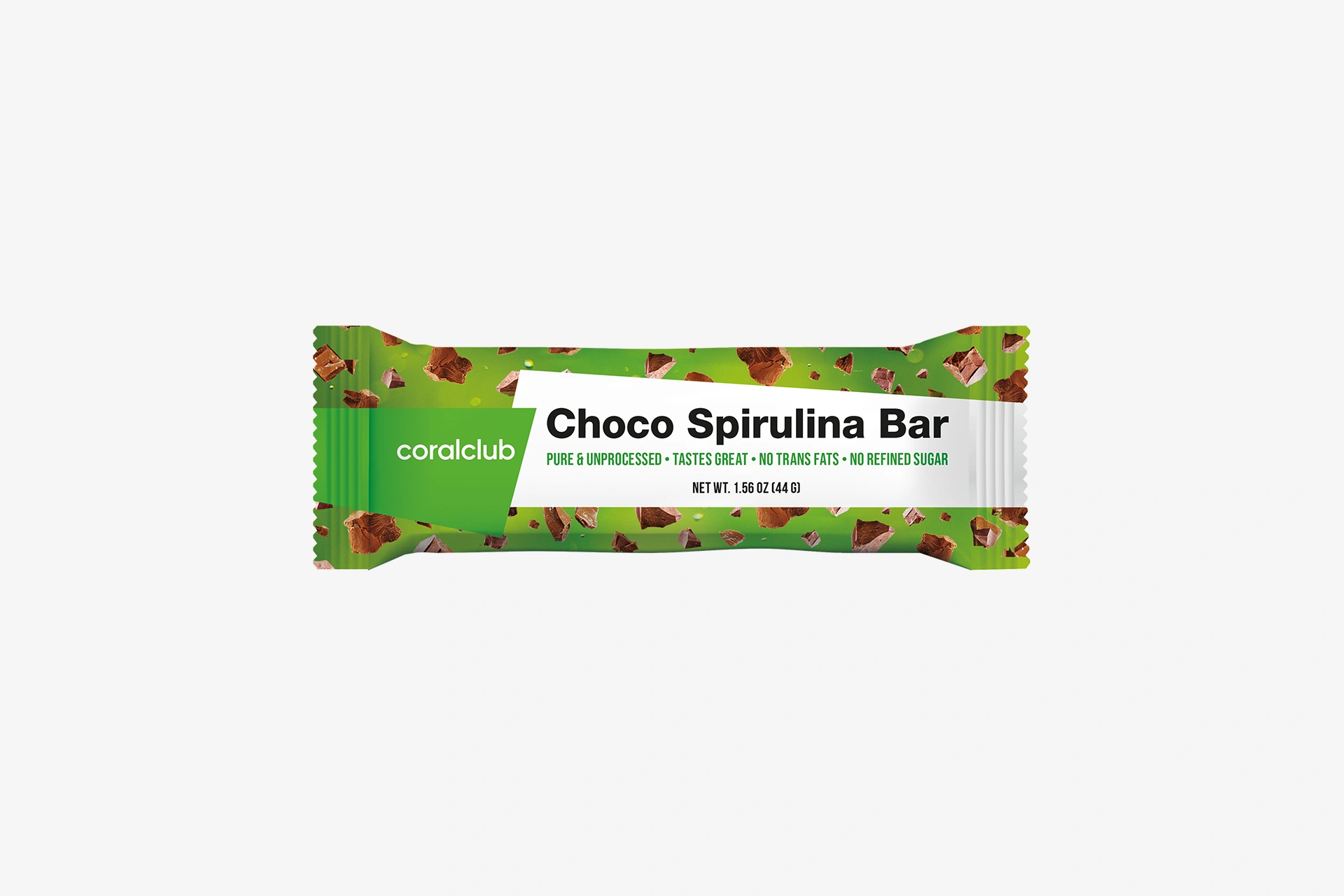 Choco Spirulina Bar, 44g