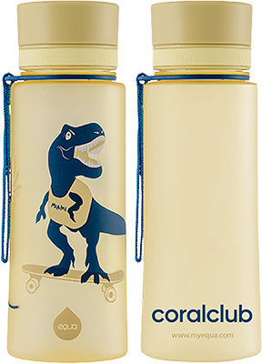 Botella de agua EQUA "Dino"