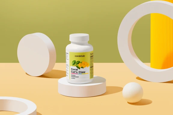 Coral Cat's Claw – complemento alimenticio. Peso neto: 44 g.